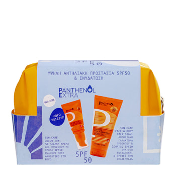 Panthenol Extra Σετ Color SPF50 & Face & Body Milk SPF50
