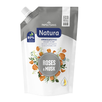 Natura Roses & Musk Cream Soap Refill