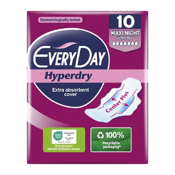 EVERY DAY Σερβιέτες Hyperdry Maxi Night Ultra Plus