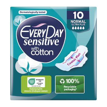 EVERY DAY Σερβιέτες Sensitive With Cotton Normal