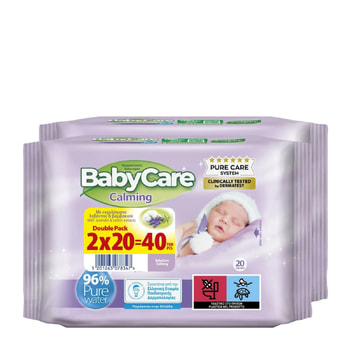 Babycare Calming Baby Wipes Double Pack