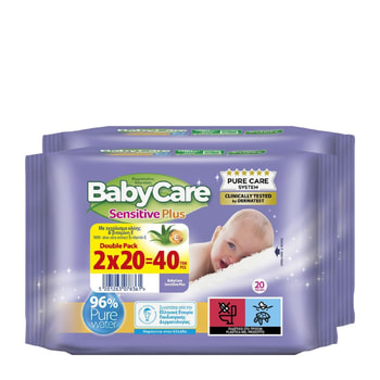 Babycare Sensitive Plus Baby Wipes Double Pack