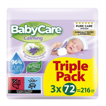 Babycare Calming Triple Pack Baby Wipes