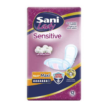 Sani Lady Maxi No4 Cotton Incontinence Pads