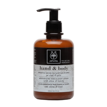 Apivita Olive and Honey Hydrating Lotion for Hands and Body