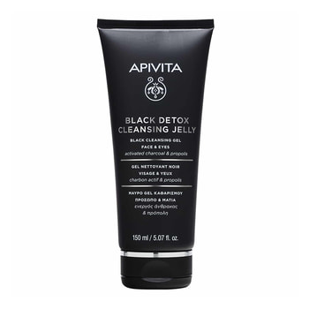 Apivita Black Detox Cleansing Jelly for Face & Eyes 150ml