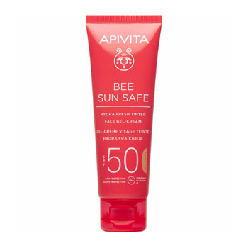 Apivita Bee Sun Safe Ενυδατική Κρέμα Gel Προσώπου με Χρώμα SPF50