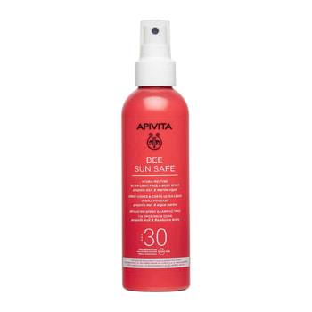 Apivita Bee Sun Safe Ενυδατικό Spray Ελαφριάς Υφής Για Πρόσωπο & Σώμα SPF30