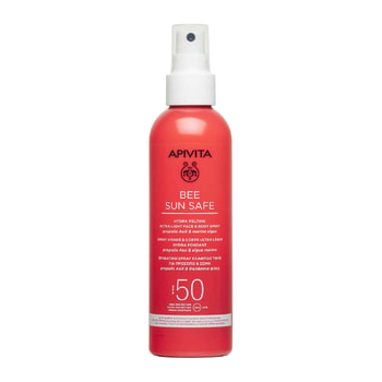 Apivita Bee Sun Safe Ενυδατικό Spray Ελαφριάς Υφής Για Πρόσωπο & Σώμα SPF50