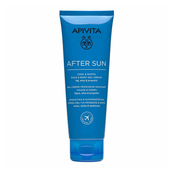 Apivita Bee Sun Safe After Sun Δροσιστική & Καταπραϋντική Κρέμα Gel Για Πρόσωπο & Σώμα Travel Size
