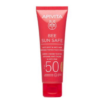Apivita Βee Sun Safe Κρέμα Προσώπου Κατά Των Πανάδων & Των Ρυτίδων SPF50