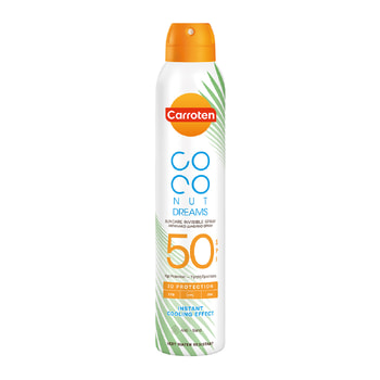 Carroten Coconut Dreams Dry Mist Spray Sunscreen SPF50