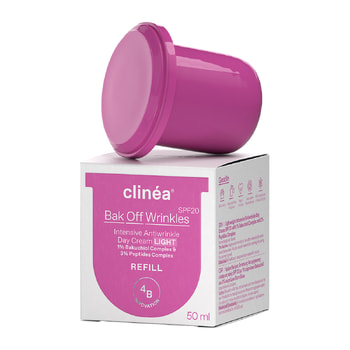 Clinea Refill Κρέμας Ημέρας Bak Off Wrinkles Light SPF20