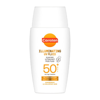 Carroten Light Fluid Face Sunscreen with Hyaluronic Acid Illuminating UV Fluid Spf 50+