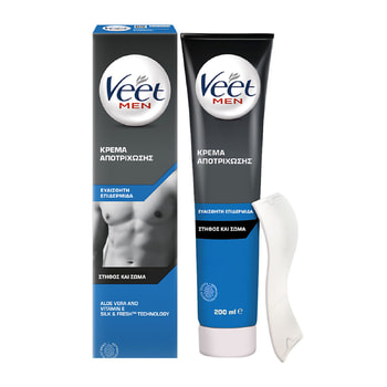 Veet Κρέμα Αποτρίχωσης για Ανδρες για Ευαίσθητη Επιδερμίδα