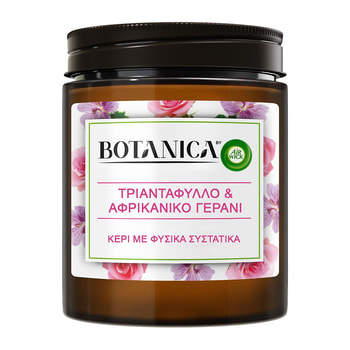 Airwick Botanica Candle Rose and African Geranium