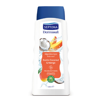 Septona Αφρόλουτρο Dermasoft Exotic Coconut & Mango – 400 ml