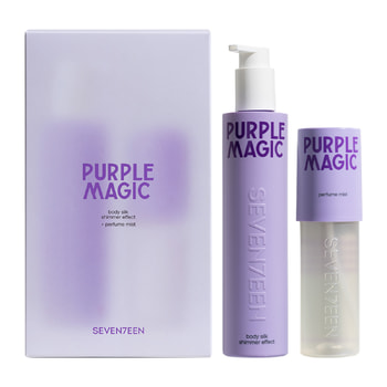 Seventeen Purple Magic Set - Body Silk Shimmer Effect & Perfume Mist