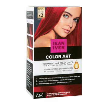 Jean Iver KIT Color Art 7.66 Medium Intense Red Blonde