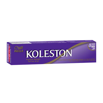 Koleston Cream Color Tube 6/45 Dark Blonde Red