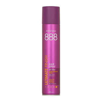 Farcom 888 Ultra Strong Hold Hair Spray Ultimate Finish