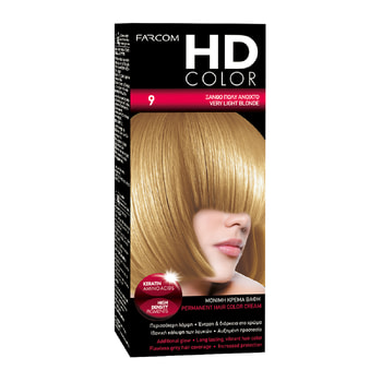 HD Hair Colour Kit 9-Very Light Blonde