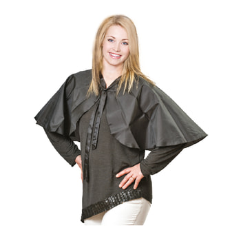 Farcom Black Hair Clipper Cape