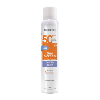 Frezyderm Sun Screen Invisible Spray SPF50+