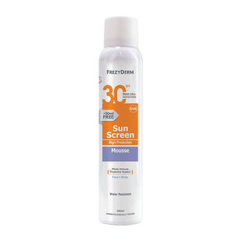 Frezyderm Sun Screen Mousse SPF30