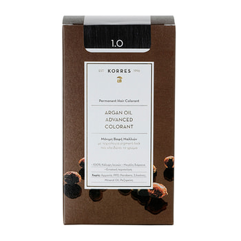 Korres Argan Oil Advanced Colorant 1.0 Black