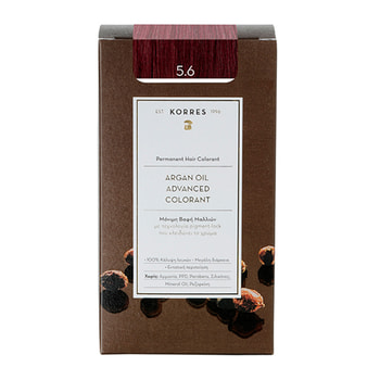 Korres Argan Oil Advanced Colorant 5.6 Καστανό Ανοιχτό Red