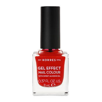 Korres Gel Effect Βερνίκι Νυχιών – 48 Coral Red 11 ml