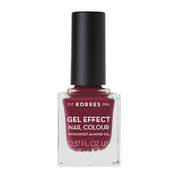 Korres Gel Effect Βερνίκι Νυχιών – 74 Berry Addict 11 ml