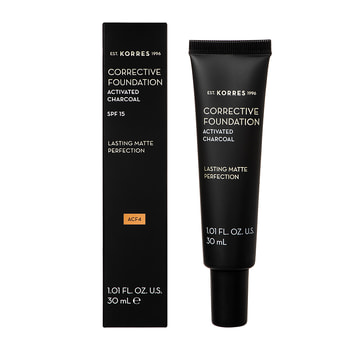 Korres Corrective Foundation Activated Charcoal SPF15