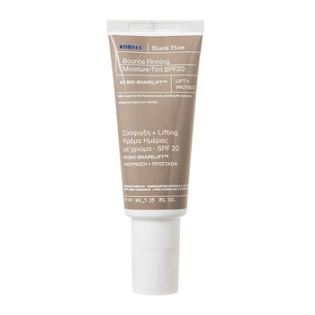 KORRES Black Πεύκη 4D Κρέμα Ημέρας για Σύσφιξη + Lifting με Χρώμα SPF20