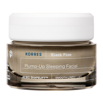 Korres Black Πεύκη 4D Κρέμα Νύχτας για Σύσφιξη + Lifting