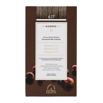Korres Argan Oil Advanced Colorant 6.17 Ξανθό Σκούρο Beige
