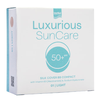 Luxurious Sun Care Silk Cover BB Compact SPF 50 – Light 12 gr