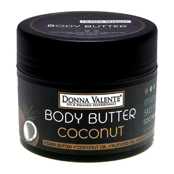 Donna Valente Butter Body Cream with Coconut Oil and Shea Butter
