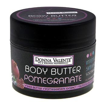 Donna Valente Butter Body Cream with Pomegranate Extract and Shea Butter