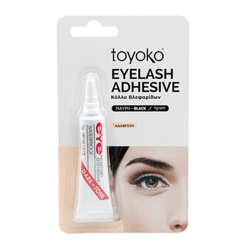 Toyoko Αδιάβροχη Κόλλα Βλεφαρίδων Μαύρη – 7 gr