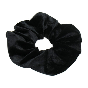 Azadé Hair Scrunchie Black Velvet