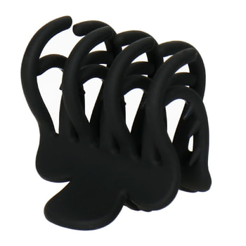 Azadé Hair Claw Octopus Small Black