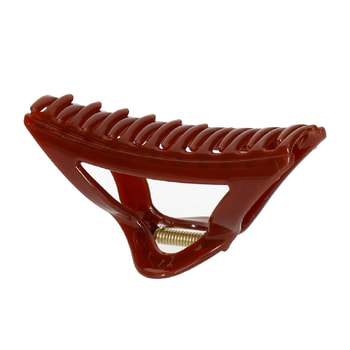 Azadé Hair Claw Open Triangle Brown
