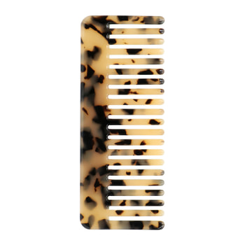 Azadé Hair Comb Beige Tortoiseshell Marble