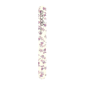 Azadé Λίμα Νυχιών Floral Μωβ - Λευκό – 1 pcs