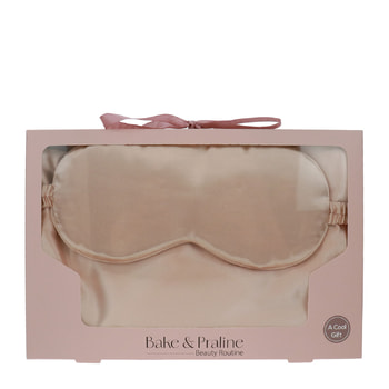 Bake & Praline Imitation Silk Sleep Set