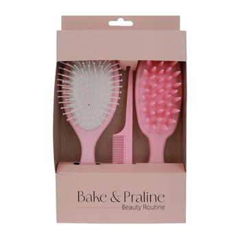 Bake & Praline Hair Brush Set