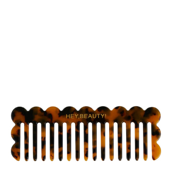 HEY Beauty Flower Comb In Dark Brown