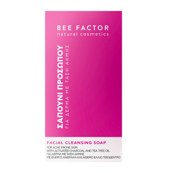 BEE Factor Σαπούνι Detox Κατά Της Ακμής Με Ενεργό Άνθρακα